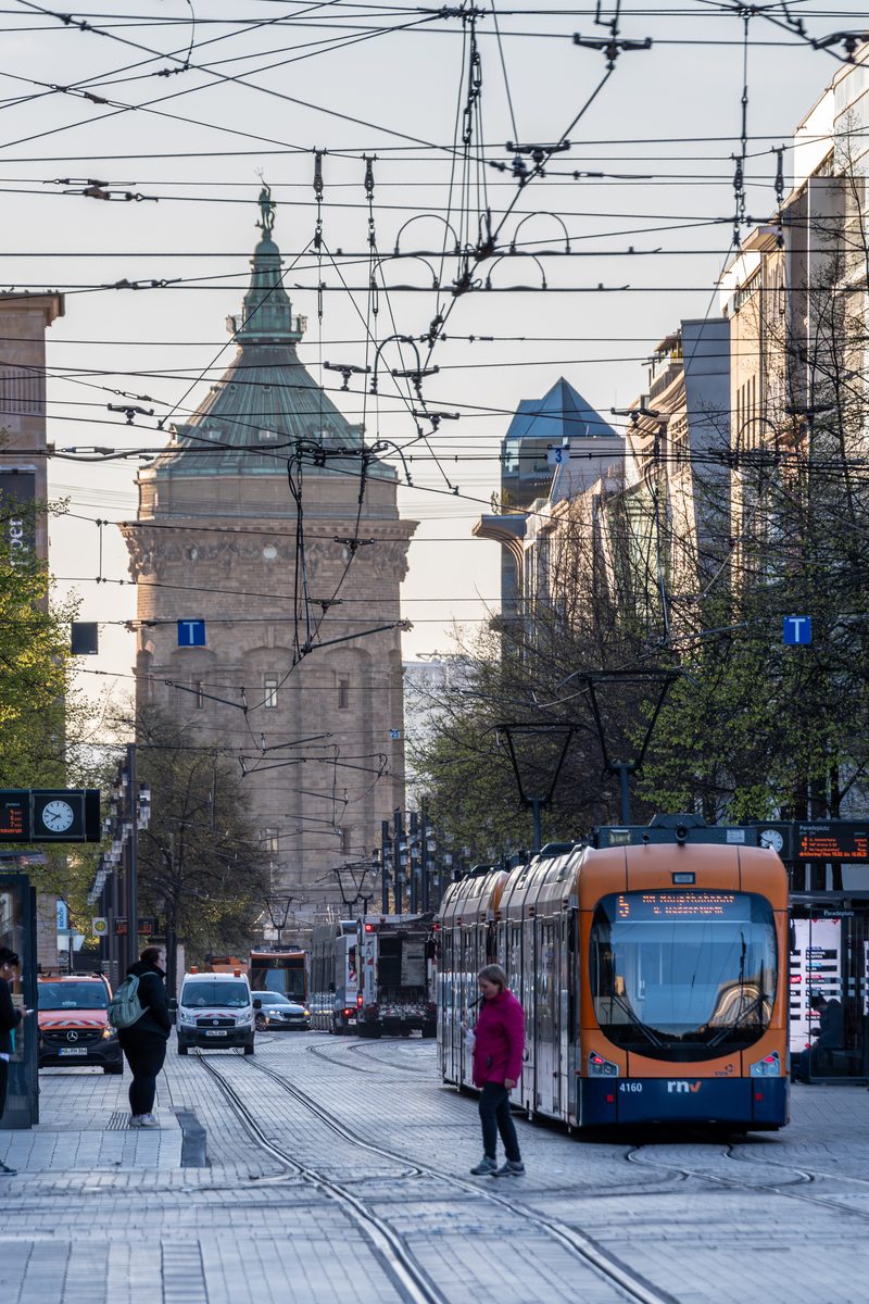 Die Planken, Mannheims Haupteinkaufsstraße in den Quadrate
